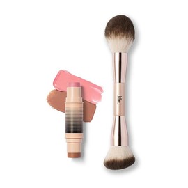 DIBS Beauty Desert Island Duo + Duo Brush Face TikTok Viral Bundle:_Desert Island Duo 2.5 + Duo Brush