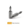 HARFINGTON 5pcs PH0 Phillips Screwdriver Bit 1/4" Hex Shank 25mm/1"