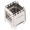 Portable Stove with Carrying Case, Stainless Steel Folding Stove Wood