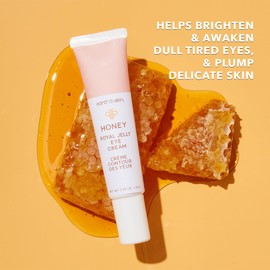 Earth To Skin Honey Royal Jelly Eye Cream – Calming & Hydrating Eye Treatment with Glycerin – 0.75 fl oz