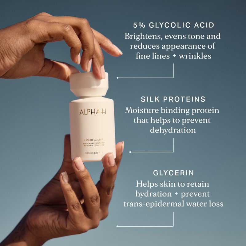 Alpha-H Liquid Gold Exfoliating Treatment with 5% Glycolic Acid 100ml