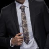 Wintrade 2.36''/6cm Mens Skinny Slim Tie, Polyester Multicolor Print Ties