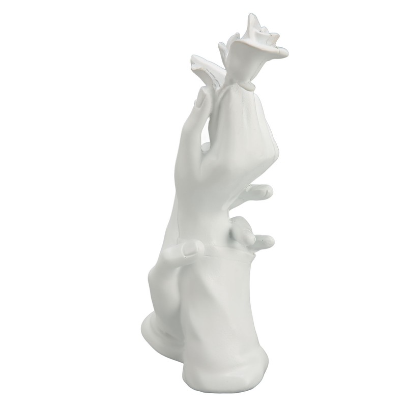 Hand Display Stand White Resin Smoothing Elegant Multifunction Jewelry Display