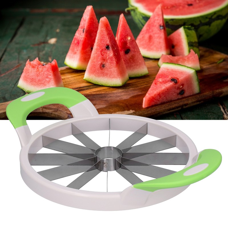 Watermelon Cutter Manual Stainless Steel Fruit Slicing Tool for Home