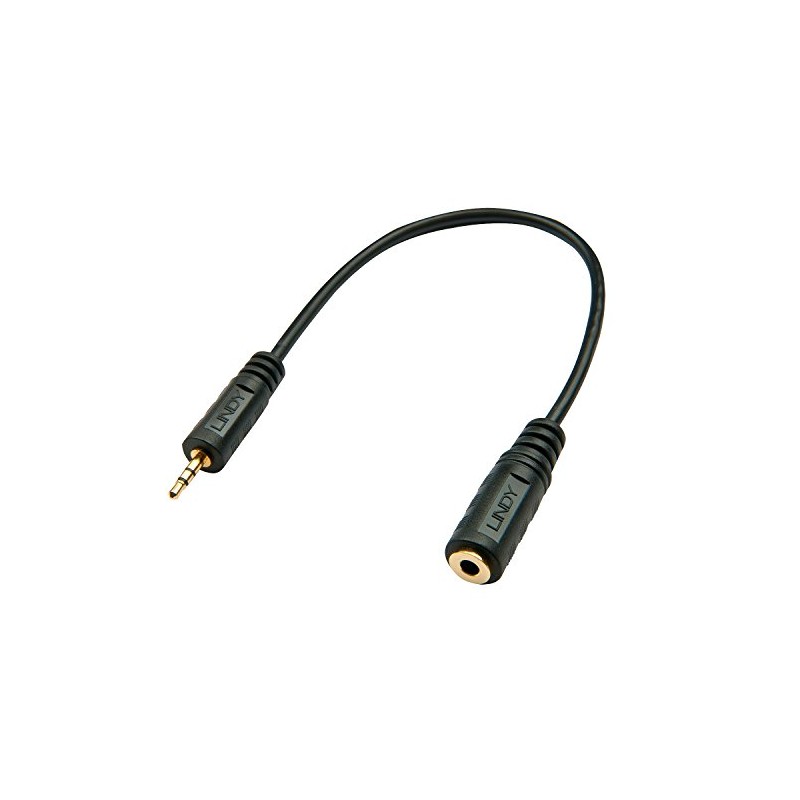 Lindy 35698 Premium Audio Cable 2.5mm Jack Male to 3.5mm
