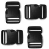 TXSN 1.25" Side Release Buckle, Dual Adjustable Heavy Duty Plastic