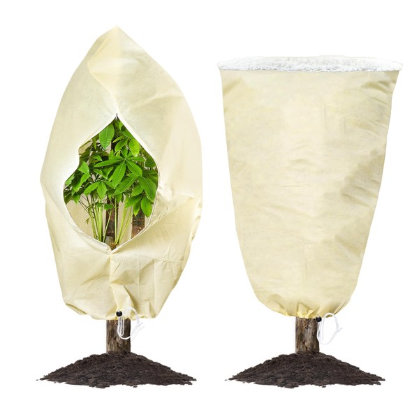 2 Packs Plant Covers, Frost Protection Blankets for Plants, Reusable