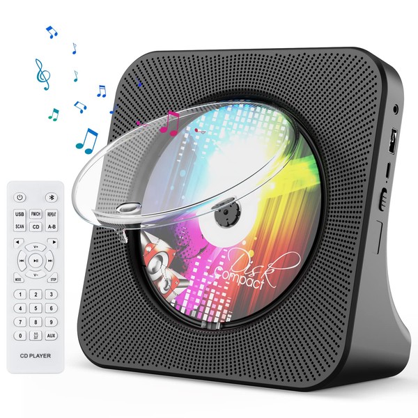 Gueray Gueray Portable CD Player, Bluetooth CD Kpop Player for