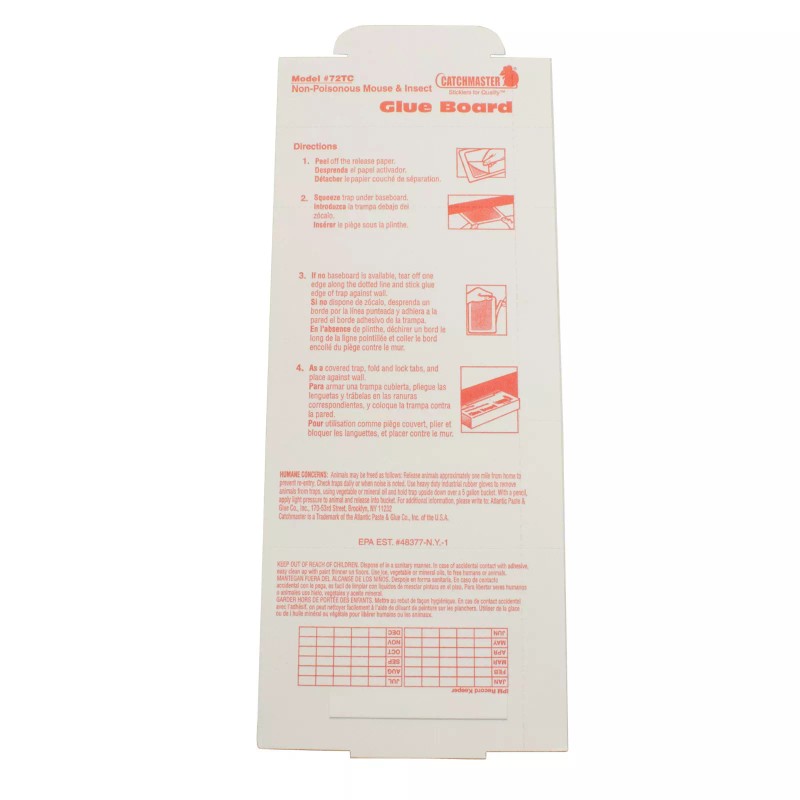 Catchmaster 72 Catchmaster Mouse Glue Traps Glue Boards Mouse Traps