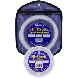 Momoi - 80lbs/100yds Hi-Catch Leader Coils, Smoke Blue