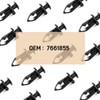 UNIGT 150pcs ATV UTV Body Fastener Rivets Push Pin Compatible