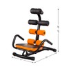 GYMAX Abdominal Twister Trainer, Incline Ab Rocket Exerciser Height Adjustable,