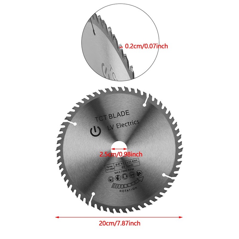 200mm TCT Circular Saw Blade Circular Saw Blade Hard Alloy