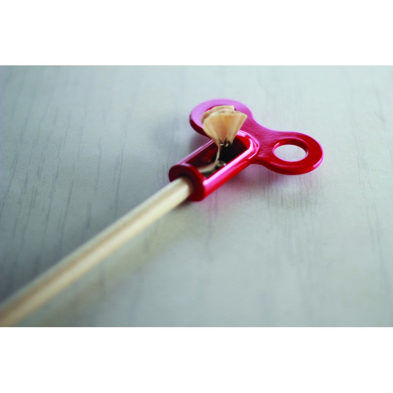 Monkey Business Turnkey - Retro Style Pencil Sharpener (Red)