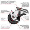 FactorDuty 24 Pack 2" Swivel Caster with Brake Wheels Hard