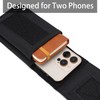 Tactical Molle EDC Phone Pouch Universal Dual Mobile Phone Holster