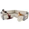 ROFASVCO Waterproof Couch Cover for Sectional Sofa 6PCS L Shaped