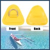 INFINAUTO 4pcs Kayak D Ring Patch PVC Stainless Steel Triangle