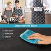 JEOPKO 1 PC PVC Apron For Women with Pockets, Cooking
