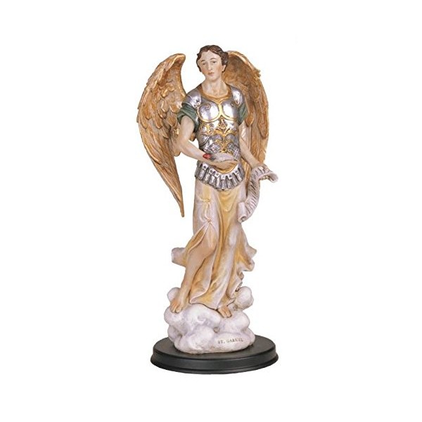 StealStreet SS-G-212.54 Archangel Gabriel Holy Figurine Religious Decor, 12"