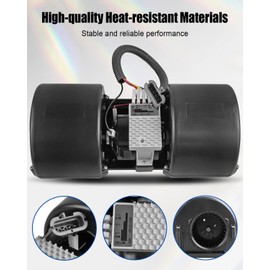 HVAC Blower Motor Assembly Fit for Bobcat Skid Steers A300 A300 S100 S130 S150 S160 S175 S185 S205 S250 S220 S300 S850 S650 S630 S330 T870 T650 T320 T300 T250 T190 T180 T140 Replace 7003445 6689762