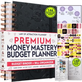 Financial Planner & Monthly Planner & Monthly Bill Organiser – 12 Months Journey to Financial Freedom, Monthly Budget Book | Much More than Just a Budget Planner or Financial Planner