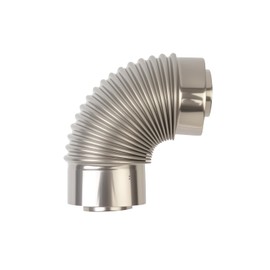 3"x5" elbow Vent Kit Elbow Compatible with Navien Rinnai Rhemm A.O. Smith Stainless Steel Pipe for Tankless Water Heaters, 304 Stainless Steel