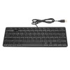 64 Keys RGB Backlit Keyboard USB Wired Gaming Keyboard Portable