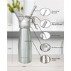 Cansookay Professional Whipped-Cream Dispenser,500mL/ 1 Pint Whipped Cream Maker with