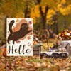Hello Fall Garden Flag Autumn Seasonal Garden Flag 12x18 Inch