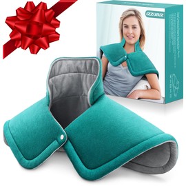 IZZUBIZ Gifts for Fathers Day, Neck Heating Pad Christmas Gifts for Women Mom Men Dad, Electric Weighted Heat Pads for Shoulder Back Cramps and Leg, Gifts for Mothers Day from Daughter Son