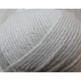 James Brett Baby Twinkle DK Double Knitting Wool Super Soft Glitter Yarn 1 x 100g (BT8 - Grey)