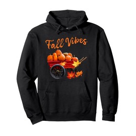 Fall Vibes Pumpkin Picking Spice Leaves Autumn Season Pullover Hoodie