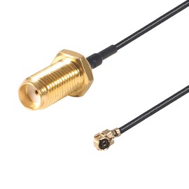 Atnsinc 5pcs IPX IPEX U.FL to SMA Female Low Loss Coaxial Cable 6" for Wireless Routers Mini PCIe Cards WiFi WAN Repeater Low Loss Coaxial Cable