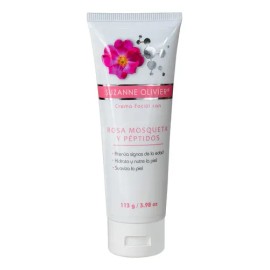 Crema Facial Rosa Mosqueta Peptidos Y Ácido Hialurónico