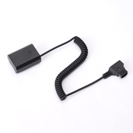 LSYRIA D tap to NP FZ100 Dummy Battery Coiled Power Cable Suitable for Sony A6600 A7III A7RIII A7SIII A7RV A7RM5 A7RM4 A9 II A7RIV A7IV A1 A7C FX3 Camera, 40inch