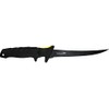 Tsunami 6" Standard Flex Saltwater Grade Fillet Knife, Black Coated