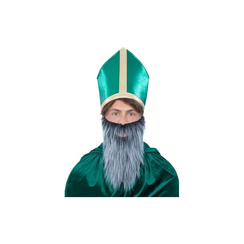 Smiffys St Patrick's Hat with Beard, St Patricks' Day Fancy