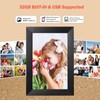 Frameo WiFi Digital Picture Photo Live Video Frame, 32GB Memory,