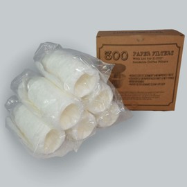 canFly Disposable K-CUP Paper filter with Lid for Keurig single cup coffer filters compatible with Ekobrew, EZ-Cup and other Reusable K-CUP Filters (300 Count)