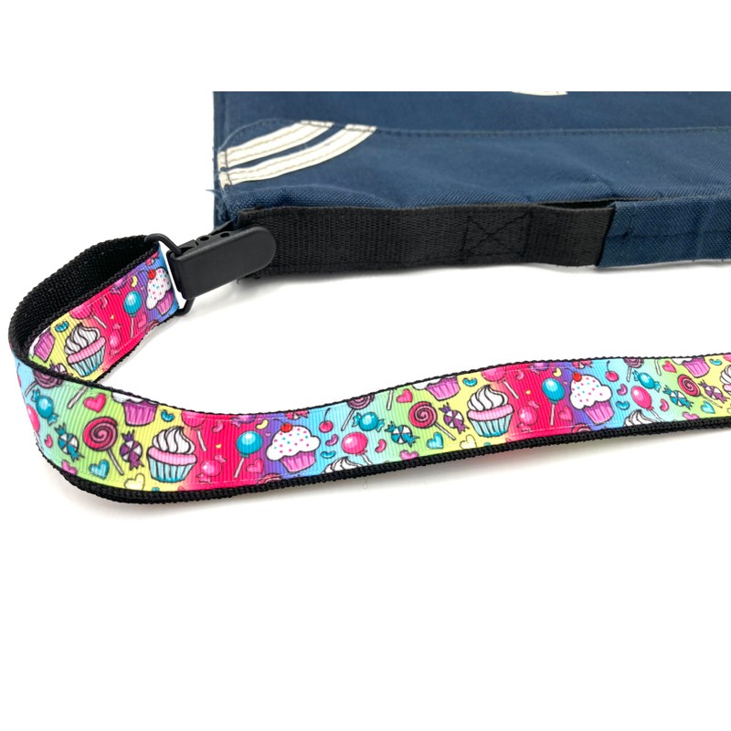 Book Bag Buddies Clip-On Shoulder Strap - Multiple Designs (Cupcake)