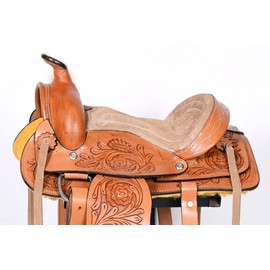 Comfytack 8 in Kids Youth Children Miniature Pony Saddle Leather Pleasure Western