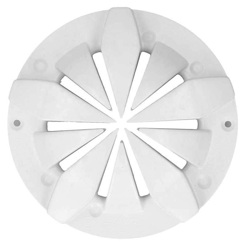 Swimming Pool Main Drain PVC White Round Hot Spring Pool