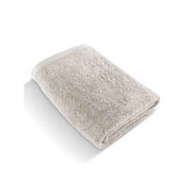 herzbach home Sauna Towel 80 x 200 cm (Sand Grey) - Large, Soft & Absorbent Sauna Towel in Best Quality - 100% Natural Cotton