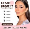 Glowingwin Individual Lashes Cluster Lashes Natural Look 10-16mm Mixed 72