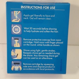 Gillette TREO Disposable Razors With Built-in Shave Gel 4 ct. Count Razor