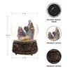 Snow Globe Christmas Glass Water Globe Musical Holy Family Polystone