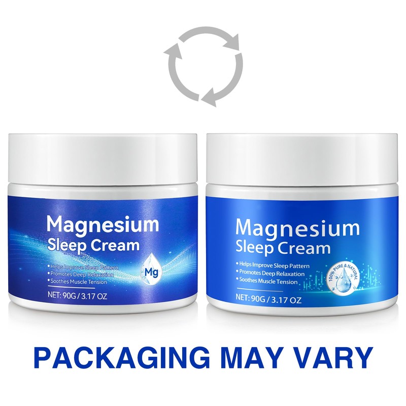 Magnesium Oil for Feet, Topical Magnesium Cream, High Concentration Genuine