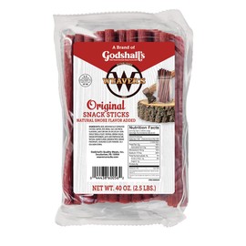 Weaver's Smoked Meats Snack Sticks, Original 2.5 LBS.