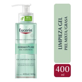 Gel Limpiador Facial Eucerin Dermo Pure Oil Control 400 Ml